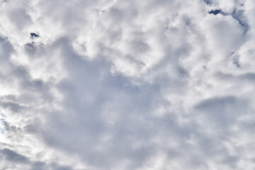 Beatiful blue sky with clouds on a sunny day