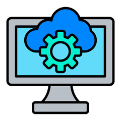 Configuration Filled Line Icon
