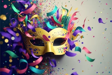Gordijnen carnival mask © DaniloIbraim