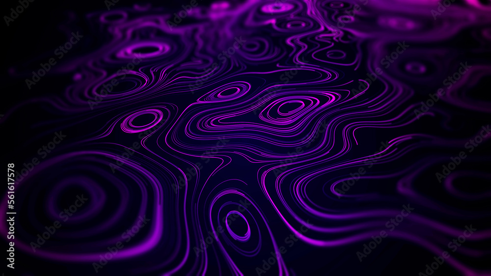 Poster modern background for design project. abstract substance sphere . artificial intelligence. big data 