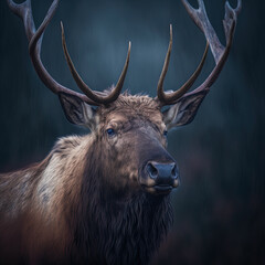 Elk Portrait