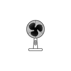 Stand fan icon vector graphics