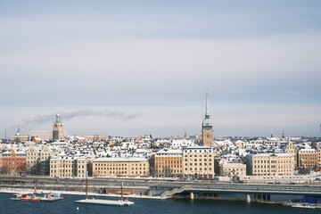 Fototapeta premium stockholm winter