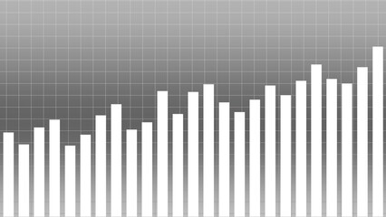 Abstract graph chart of stock market trade background.