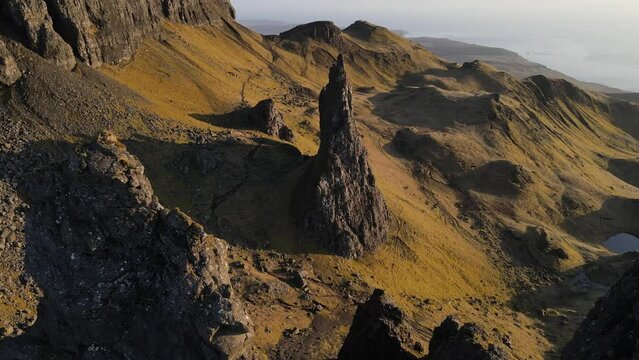 Spike at the Old Man of Storr