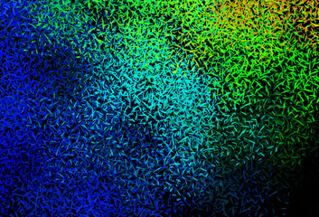 Dark Blue, Green vector pattern with sharp lines.