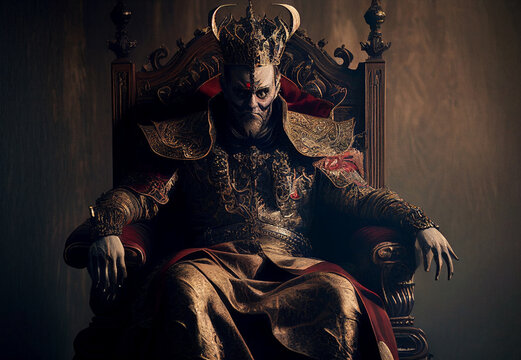 Deacon on royal throne. Lord of evil..