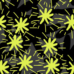 Stars seamless pattern for wrapping, digital paper, wallpaper, fabric print, textile design. Simple silhouette shape of shining star decorative element for kids, baby, children, sport.