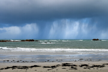 Paysage de mer à Penvénan en Bretagne - France