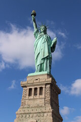 Obraz na płótnie Canvas Statue of Liberty in the Liberty Island