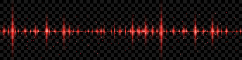 Sound waves. Music frequency, abstract electronic soundtrack. Frequency sound track wave illustration.