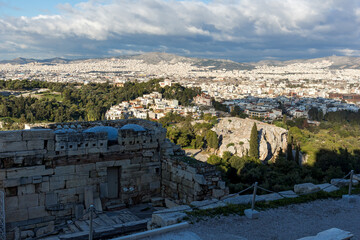 Fototapeta na wymiar Panoramic view of Acropolis of Athens, Greece