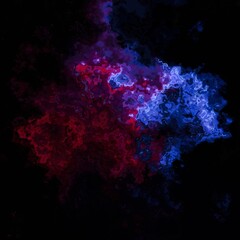abstract pattern texture background watercolor splotch liquid effect - color red blue dark night black