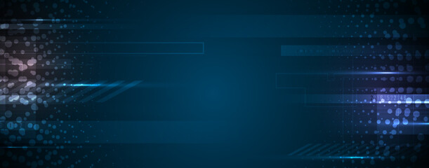 Technology data background, idea of global business solution