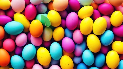 Fototapeta na wymiar Colorfull Easter Eggs