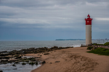 Umhlanga lighthouse seascape in Durban Kwazulu Natal