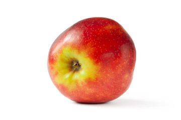 Red apple isolated on white background. Ripe apple on white