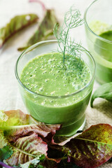 green smoothie, healthy concept for magazines