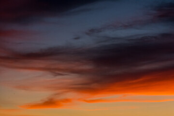 Obraz premium sunset in the sky