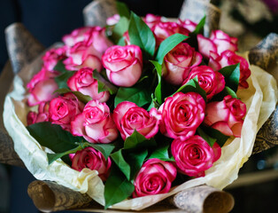 nice bouquet in the hands