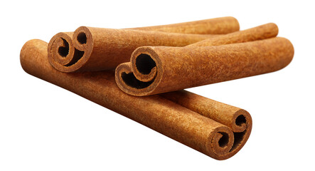 Delicious cinnamon sticks cut out