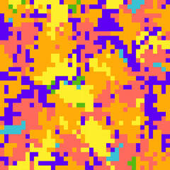 Colorful camouflage pattern