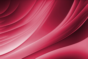 Color of the year 2023 Viva Magenta Gradient background of flowing lines  Generative AI