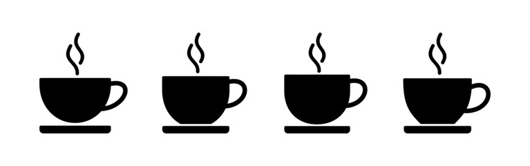 coffee cup icon vector for web and mobile app. cup a coffee sign and symbol