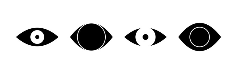 Eye icon vector for web and mobile app. Eye sign and symbol. Look and Vision icon.