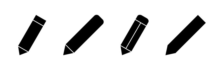 Pencil icon vector for web and mobile app. pen sign and symbol. edit icon vector