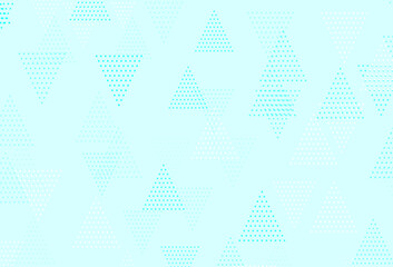 Light Green vector pattern with polygonal style.