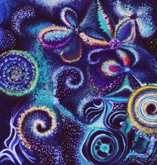 background with circles