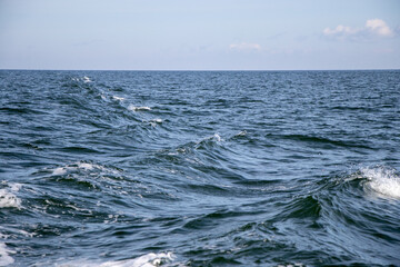waves on the ocean background