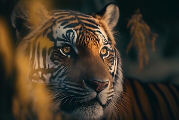 Tiger in the jungle, Tiger, Safari, Generative AI