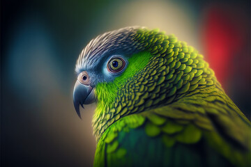 Obraz premium Blue and yellow macaw