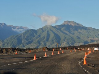 Neue Piste durch Vulkangebiet auf La Palma © Clarini