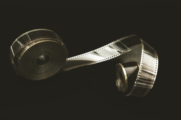 Rollo de película de cine.