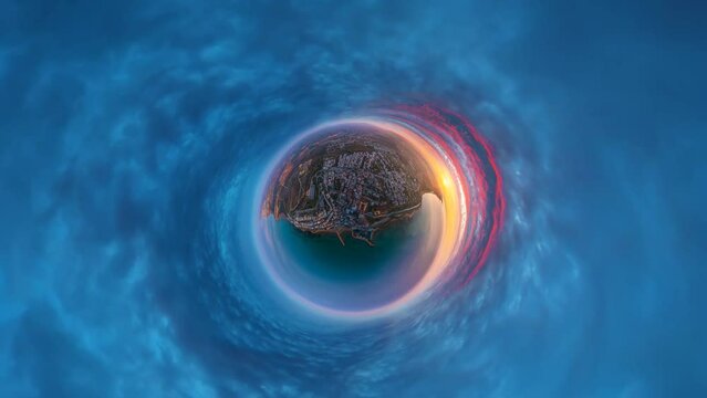 sicily coast morning mediterranean sea italy aerial turn in along the coast