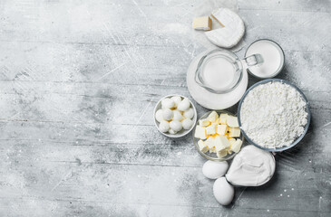 Fresh dairy products .