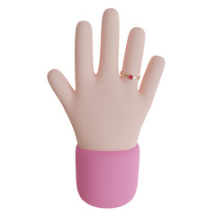 engagement 3d illustration