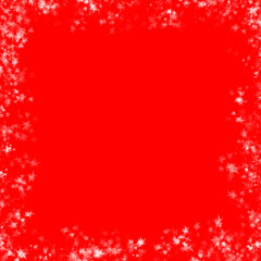 Snowfall overlay isolated in red background abstract. Royalty high-quality free stock photo of snow falls, Blizzard, snowflakes. Falling down real snowflakes heavy snow, for design Getting card