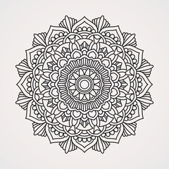 flower mandalas and combine beautiful decorative forms