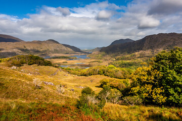 Ladies view scenic viewpoint in Killarney National Park, Ireland