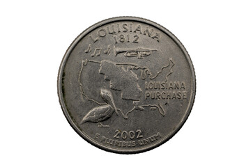 Louisiana State Quarter, 50 State Quarters, 1812 - 2002 Louisiana Purchase