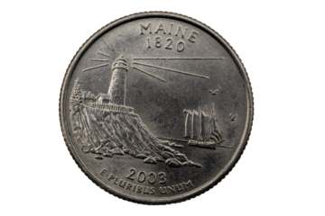 Maine State Quarter, 50 state quarters, 1820 -  2003