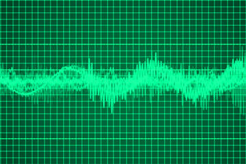 心電図　オシロスコープ　波形　CG　背景　壁紙
