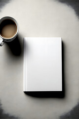 Book mock up, hard cover book mock up, hard cover book mock-up minimalist design , blank book cover