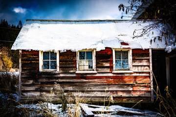 Rustic Winter Barn