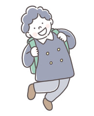 元気な小学生男の子