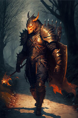 dragon warrior soldier
